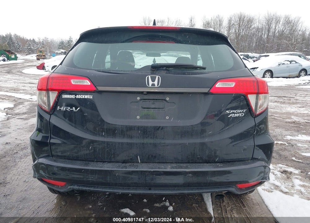 2019 HONDA HR-V SPORT VIN: 3CZRU6H1XKG708440