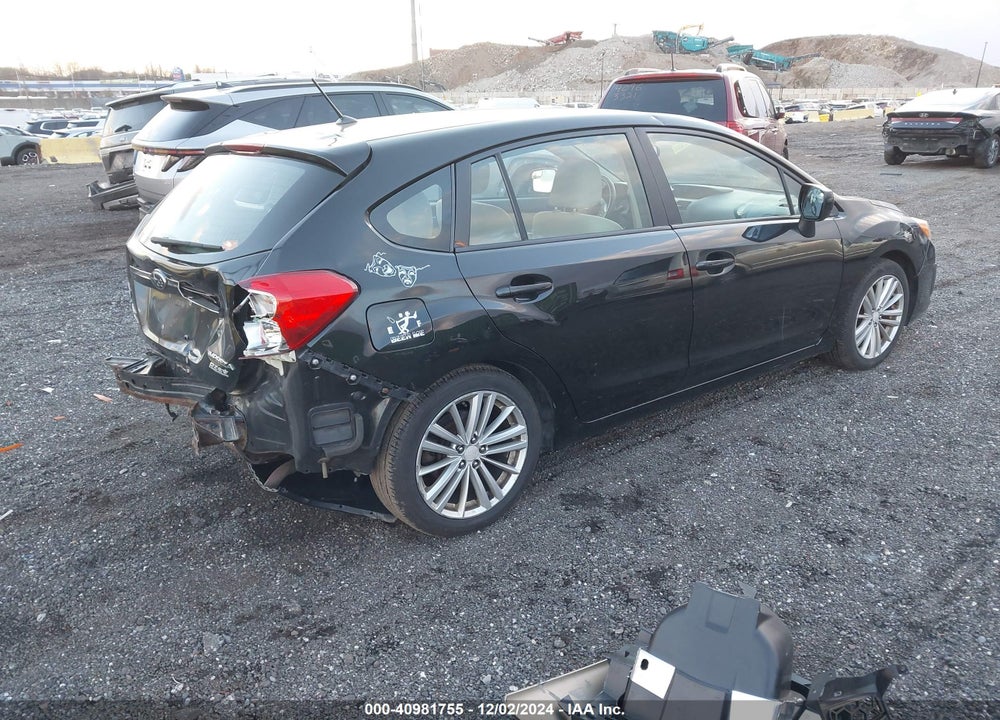 2012 SUBARU IMPREZA 2.0I PREMIUM VIN: JF1GPAD6XCH203245