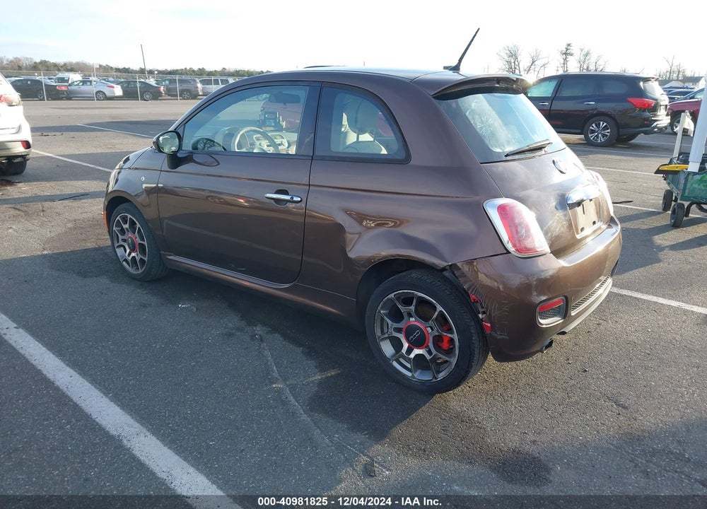 2015 FIAT 500 SPORT VIN: 3C3CFFBR0FT663241