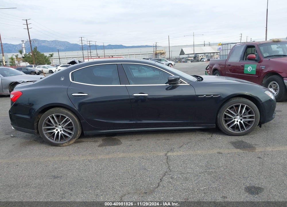2014 MASERATI GHIBLI S Q4 VIN: ZAM57RTA7E1094594
