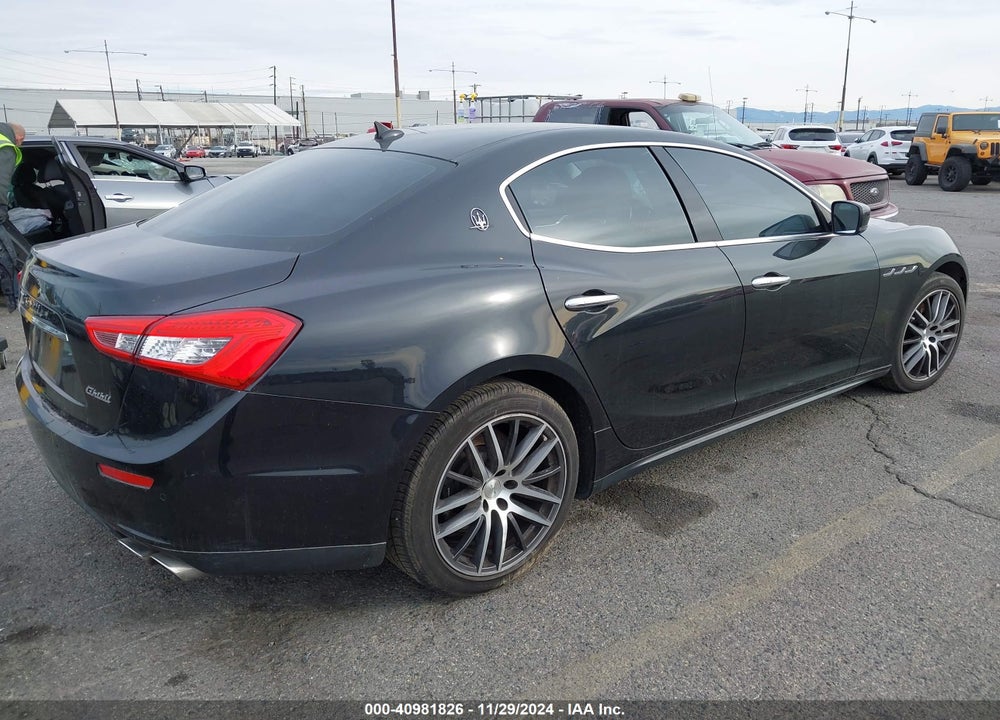 2014 MASERATI GHIBLI S Q4 VIN: ZAM57RTA7E1094594