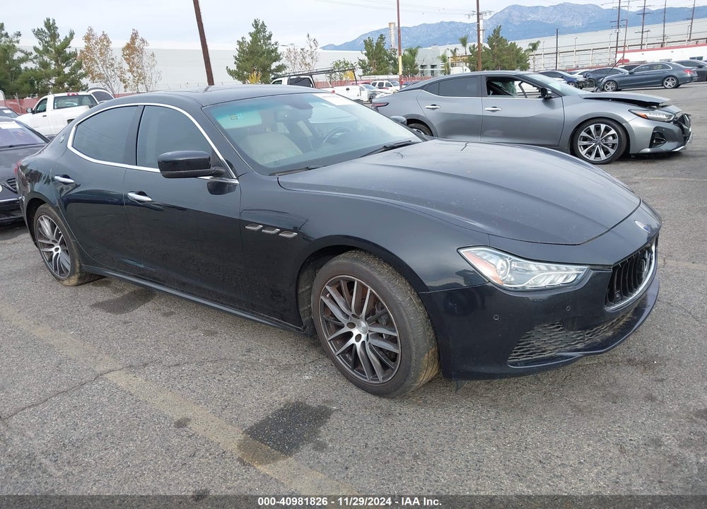 2014 MASERATI GHIBLI S Q4 VIN: ZAM57RTA7E1094594