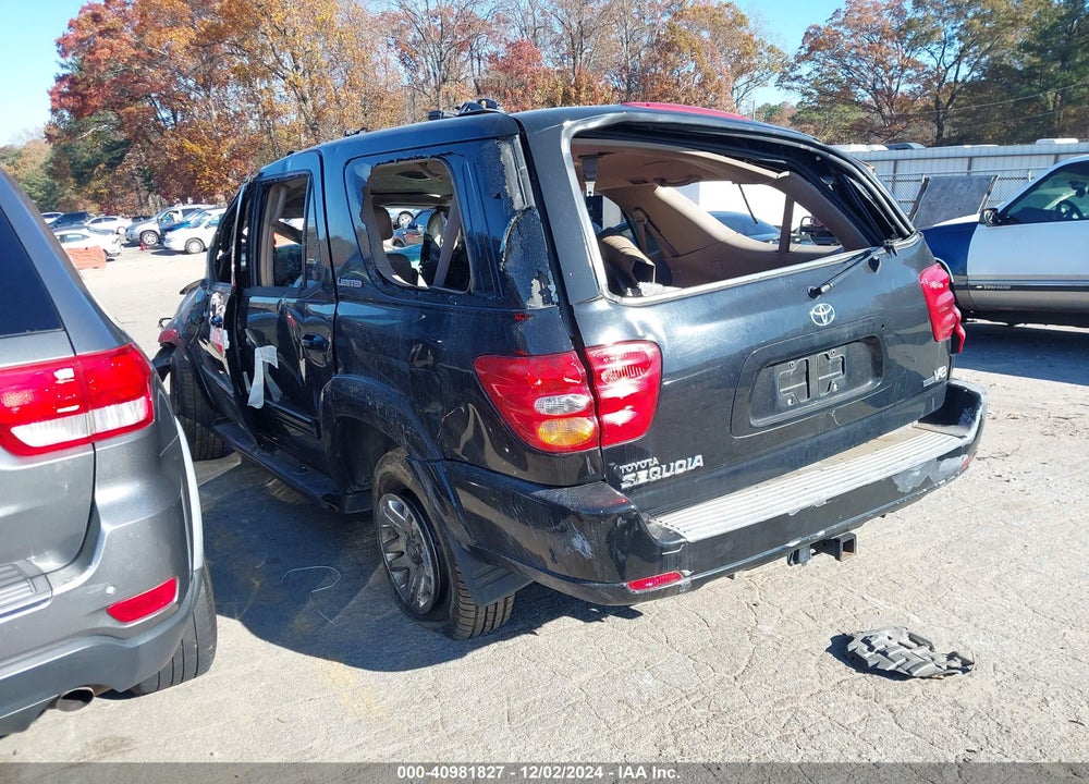 2004 TOYOTA SEQUOIA LIMITED V8 VIN: 5TDZT38A24S227934