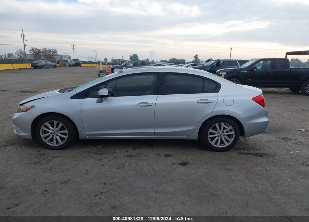 2012 HONDA CIVIC EX-L VIN: 2HGFB2F91CH326252
