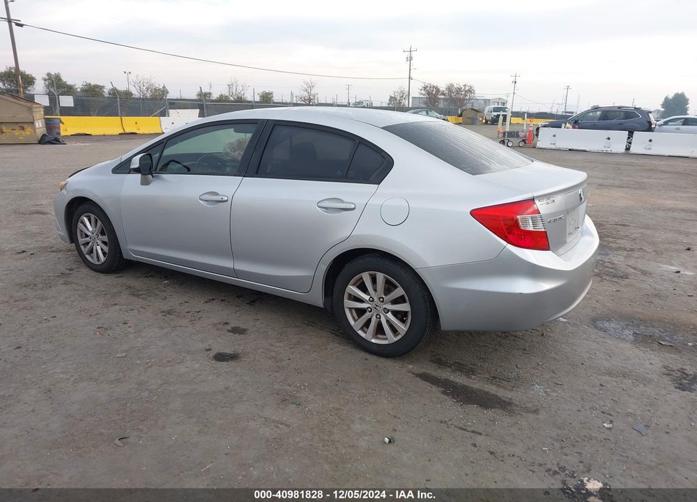 2012 HONDA CIVIC EX-L VIN: 2HGFB2F91CH326252