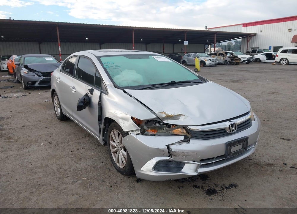 2012 HONDA CIVIC EX-L VIN: 2HGFB2F91CH326252