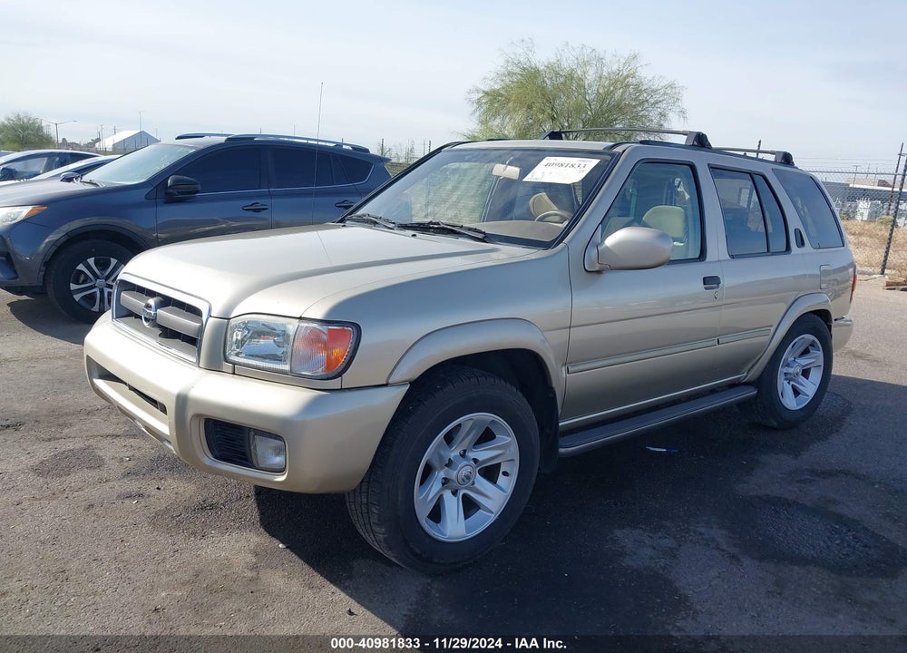 2002 NISSAN PATHFINDER LE VIN: JN8DR09X52W655489