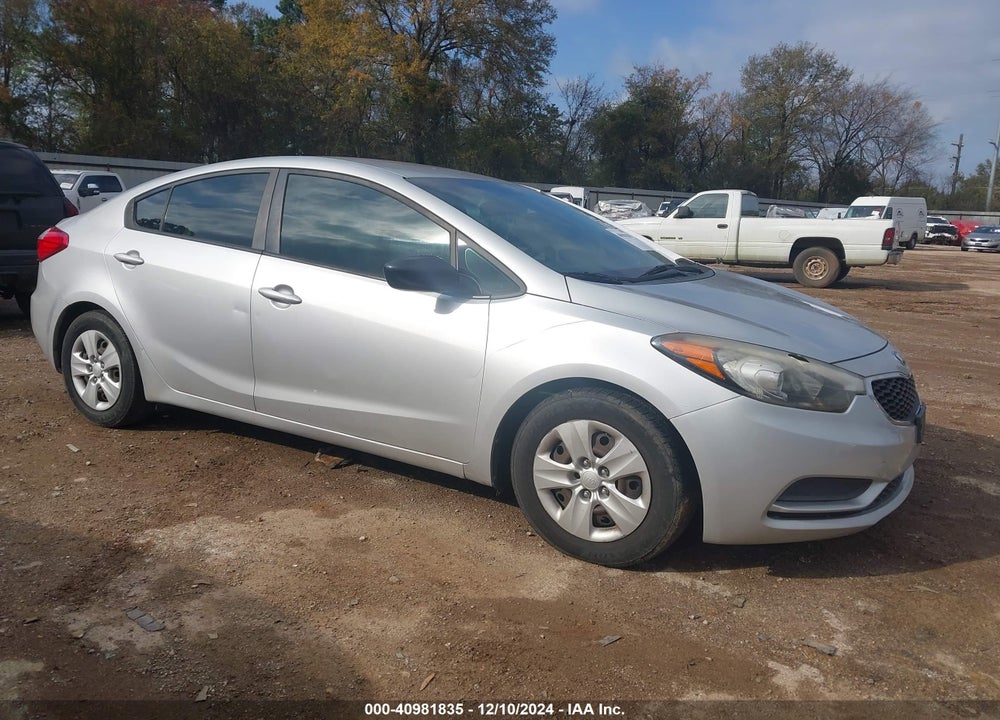 2016 KIA FORTE LX VIN: KNAFK4A67G5561692