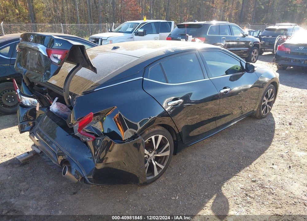 2017 NISSAN MAXIMA 3.5 SV VIN: 1N4AA6AP4HC396465
