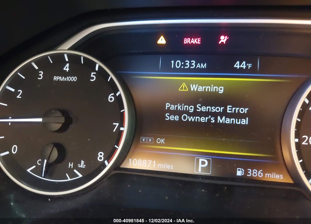 2017 NISSAN MAXIMA 3.5 SV VIN: 1N4AA6AP4HC396465