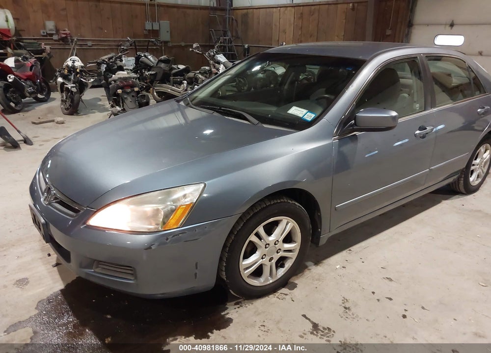 2007 HONDA ACCORD 2.4 SE VIN: 1HGCM563X7A030936