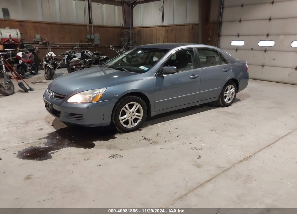 2007 HONDA ACCORD 2.4 SE VIN: 1HGCM563X7A030936