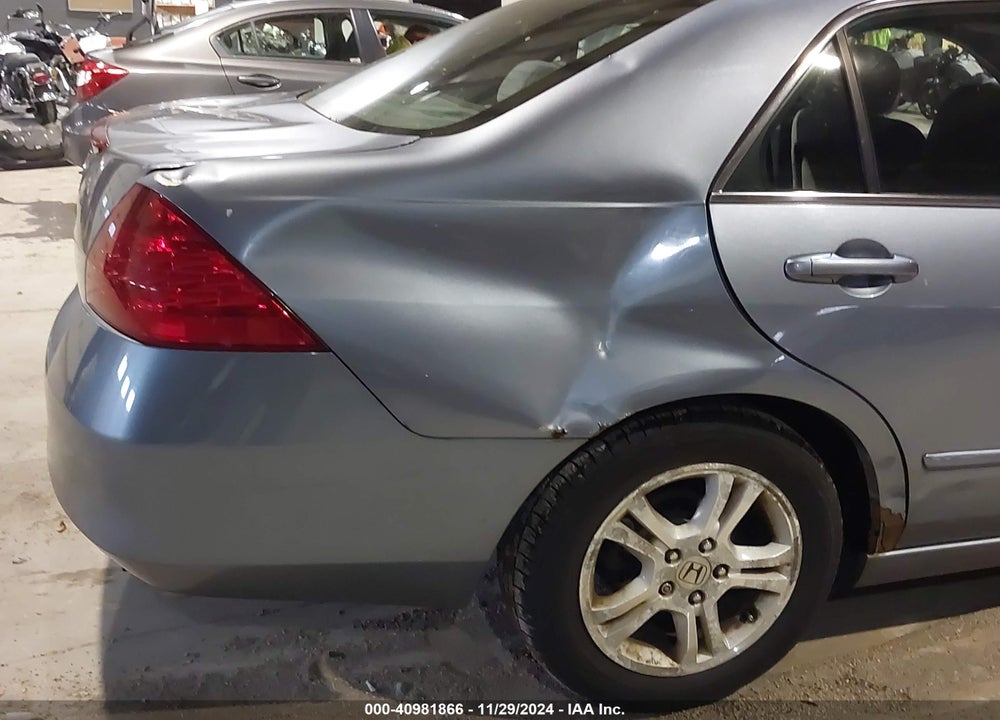 2007 HONDA ACCORD 2.4 SE VIN: 1HGCM563X7A030936