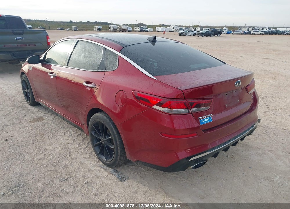 2019 KIA OPTIMA S VIN: 5XXGT4L37KG293240