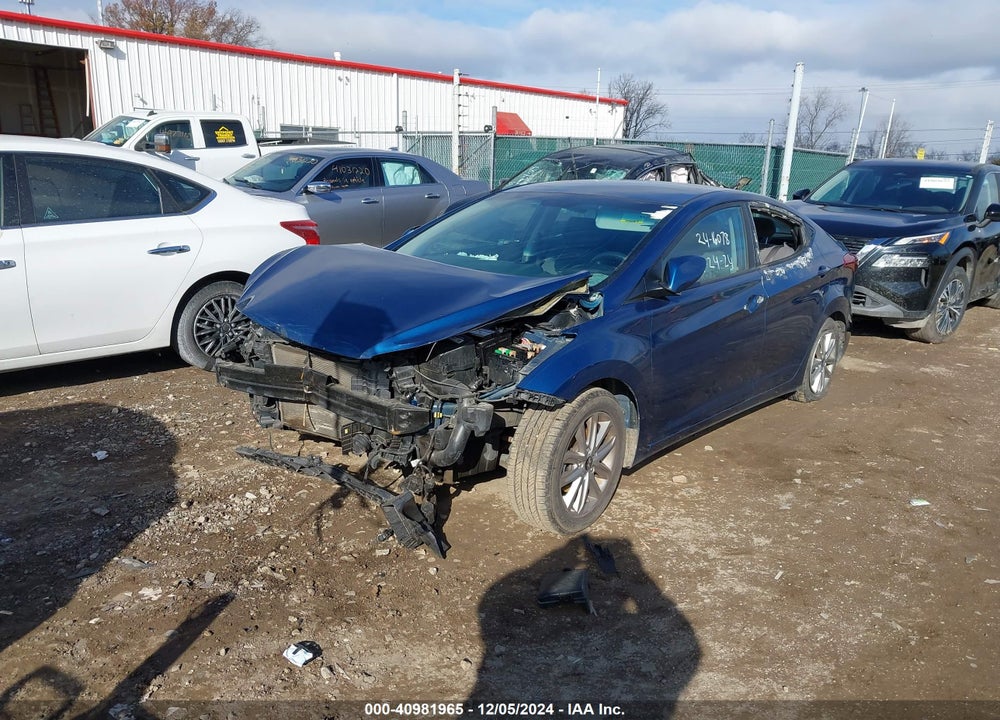 2016 HYUNDAI ELANTRA SE VIN: KMHDH4AE4GU619274