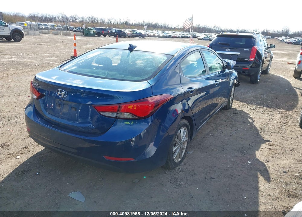 2016 HYUNDAI ELANTRA SE VIN: KMHDH4AE4GU619274