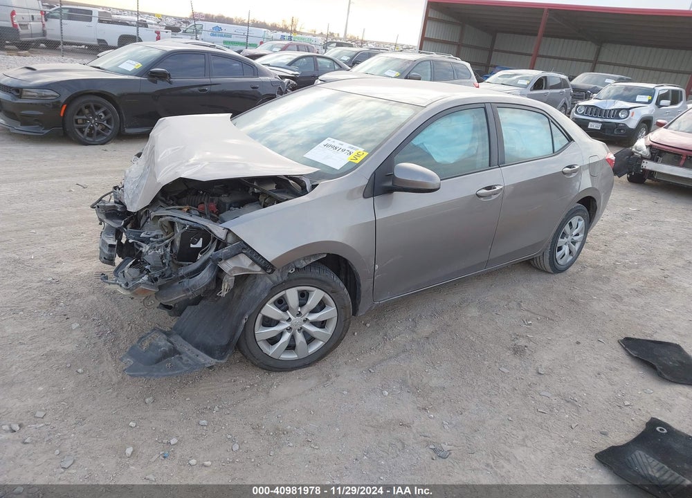 2016 TOYOTA COROLLA LE VIN: 5YFBURHE5GP458733