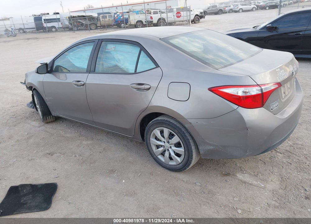 2016 TOYOTA COROLLA LE VIN: 5YFBURHE5GP458733