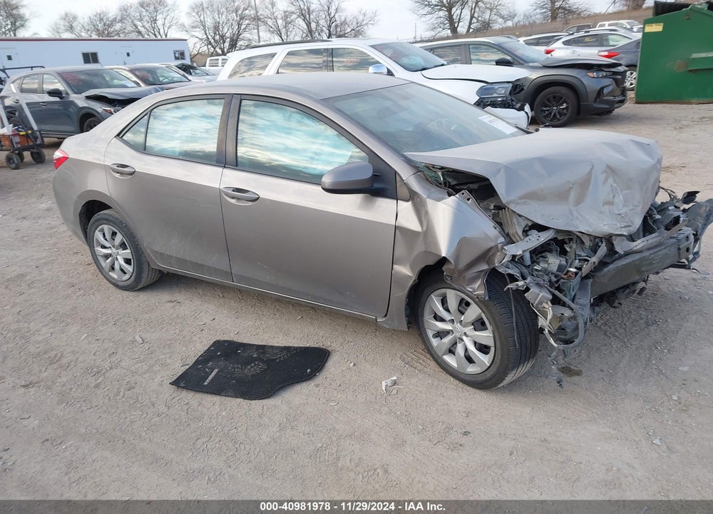 2016 TOYOTA COROLLA LE VIN: 5YFBURHE5GP458733