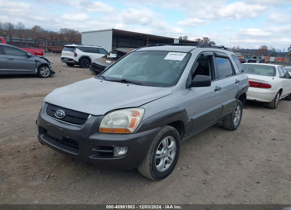 2008 KIA SPORTAGE LX V6 VIN: KNDJE723787475945