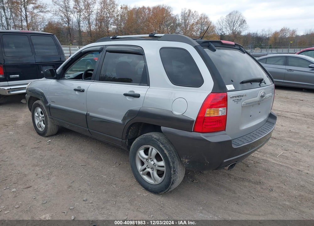 2008 KIA SPORTAGE LX V6 VIN: KNDJE723787475945