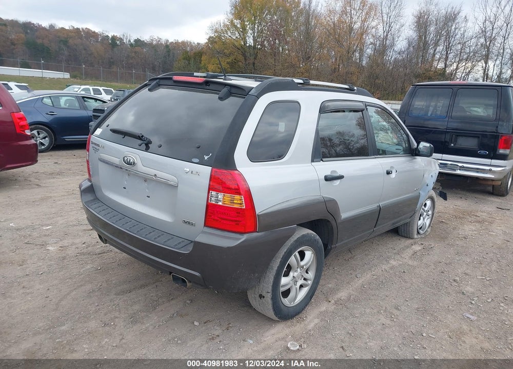2008 KIA SPORTAGE LX V6 VIN: KNDJE723787475945
