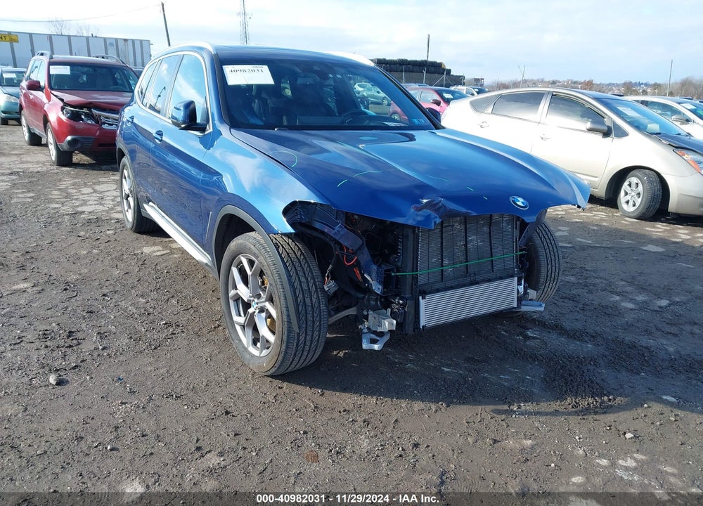 2022 BMW X3 XDRIVE30I VIN: 5UX53DP08N9M75620