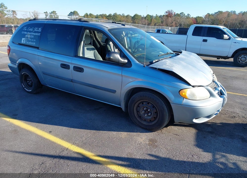 2005 DODGE GRAND CARAVAN SE VIN: 1D4GP24R15B426034