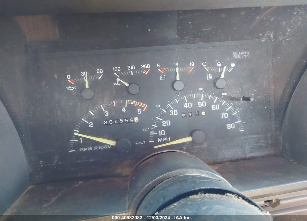 1992 CHEVROLET GMT-400 K2500 VIN: 2GCFK29K8N1128308