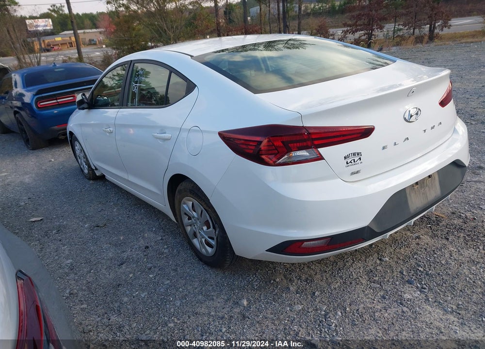 2019 HYUNDAI ELANTRA SE VIN: 5NPD74LF6KH468499