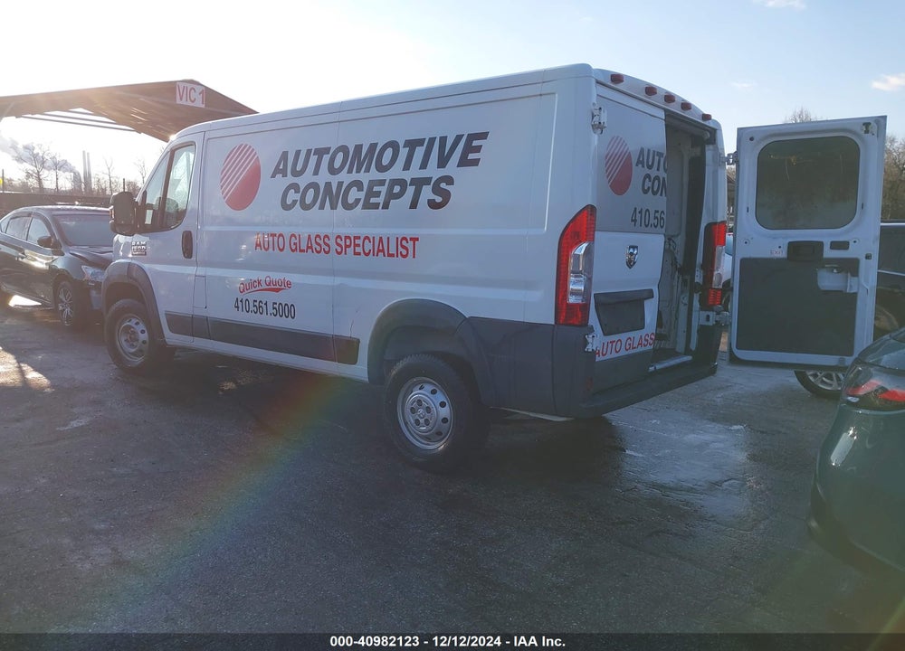 2016 RAM PROMASTER 1500 LOW ROOF VIN: 3C6TRVAG0GE115136