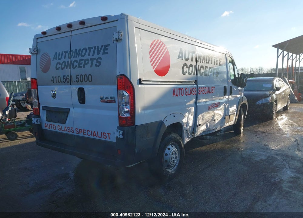 2016 RAM PROMASTER 1500 LOW ROOF VIN: 3C6TRVAG0GE115136