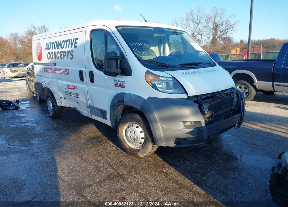 2016 RAM PROMASTER 1500 LOW ROOF VIN: 3C6TRVAG0GE115136