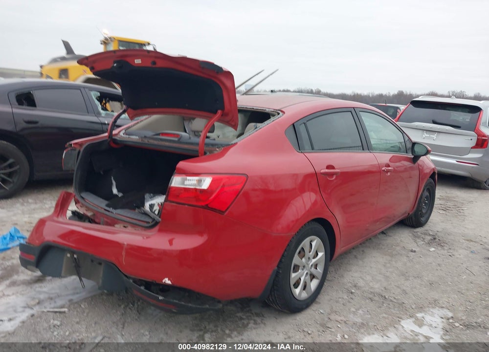 2015 KIA RIO LX VIN: KNADM4A38F6503834