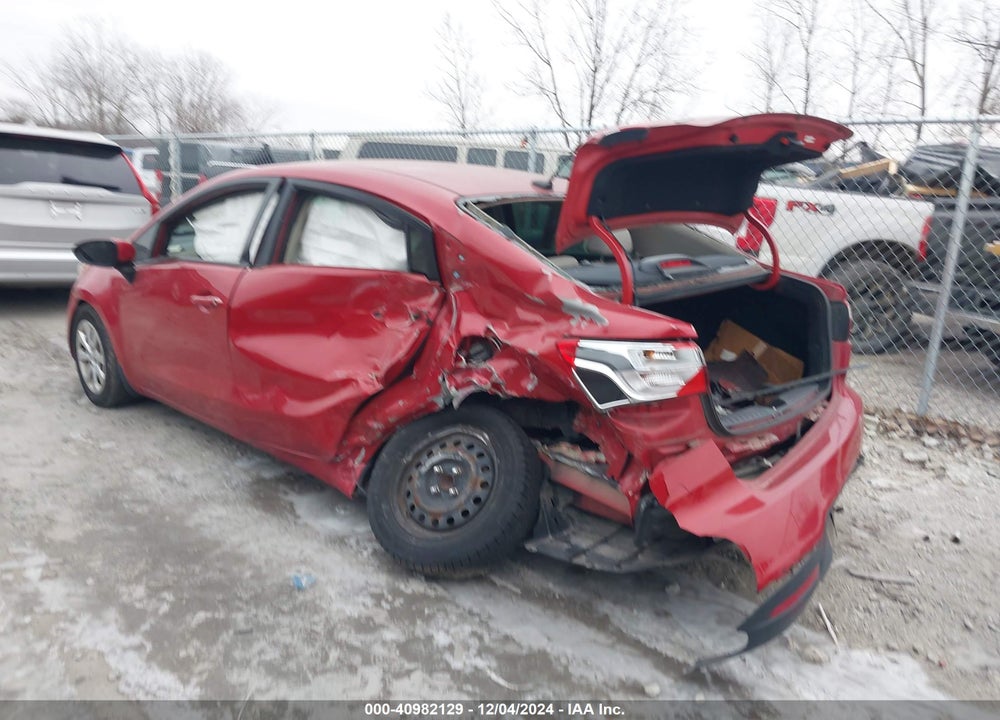 2015 KIA RIO LX VIN: KNADM4A38F6503834