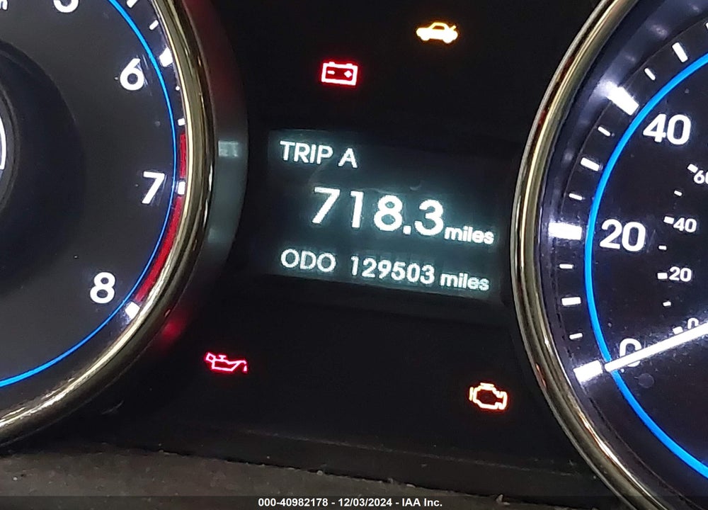 2013 HYUNDAI SONATA GLS VIN: 5NPEB4AC6DH724526