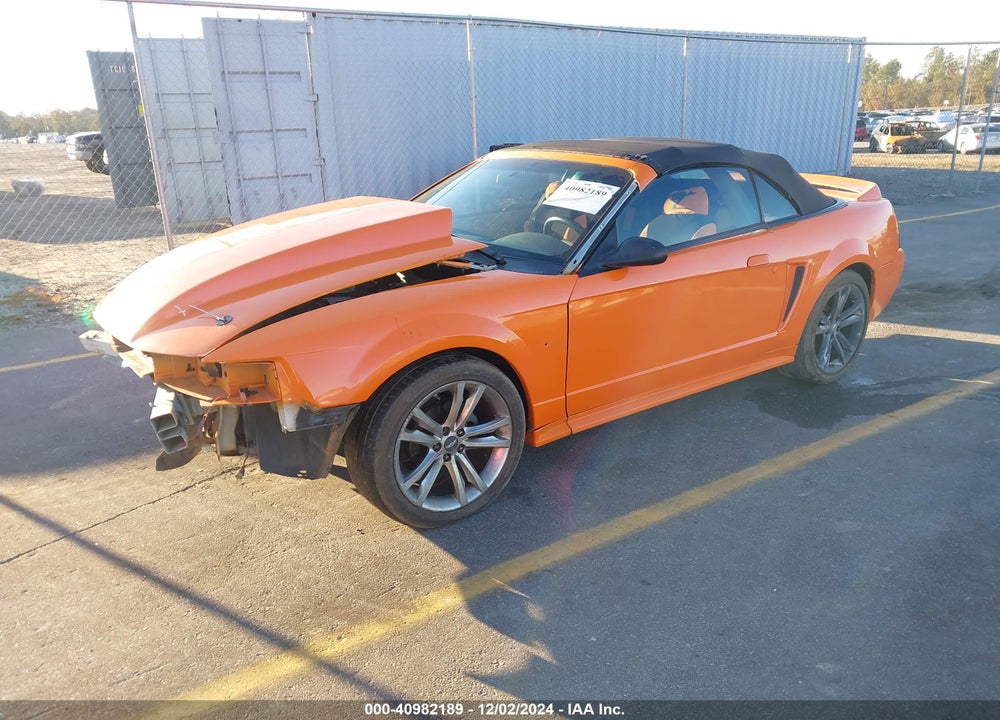 2000 FORD MUSTANG GT VIN: 1FAFP45X4YF159749