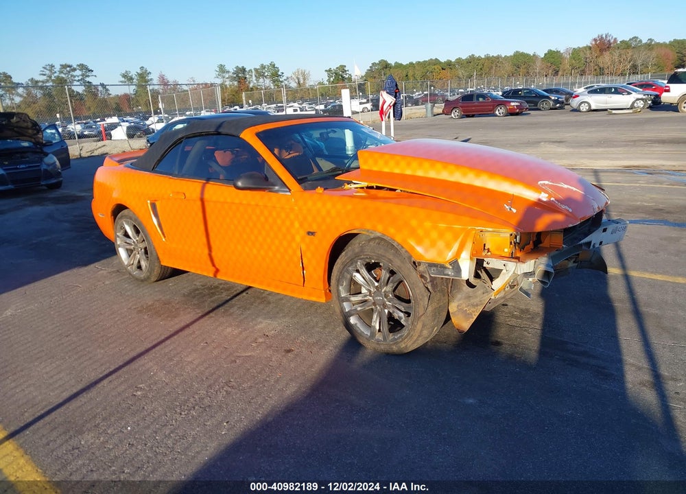 2000 FORD MUSTANG GT VIN: 1FAFP45X4YF159749