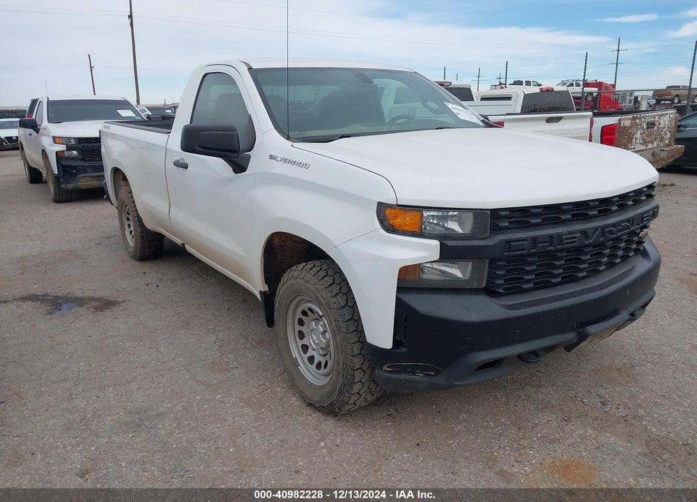 2020 CHEVROLET SILVERADO 1500 4WD LONG BED WT VIN: 3GCNYAEFXLG125492
