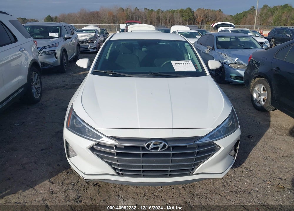 2019 HYUNDAI ELANTRA SEL VIN: 5NPD84LF4KH455571