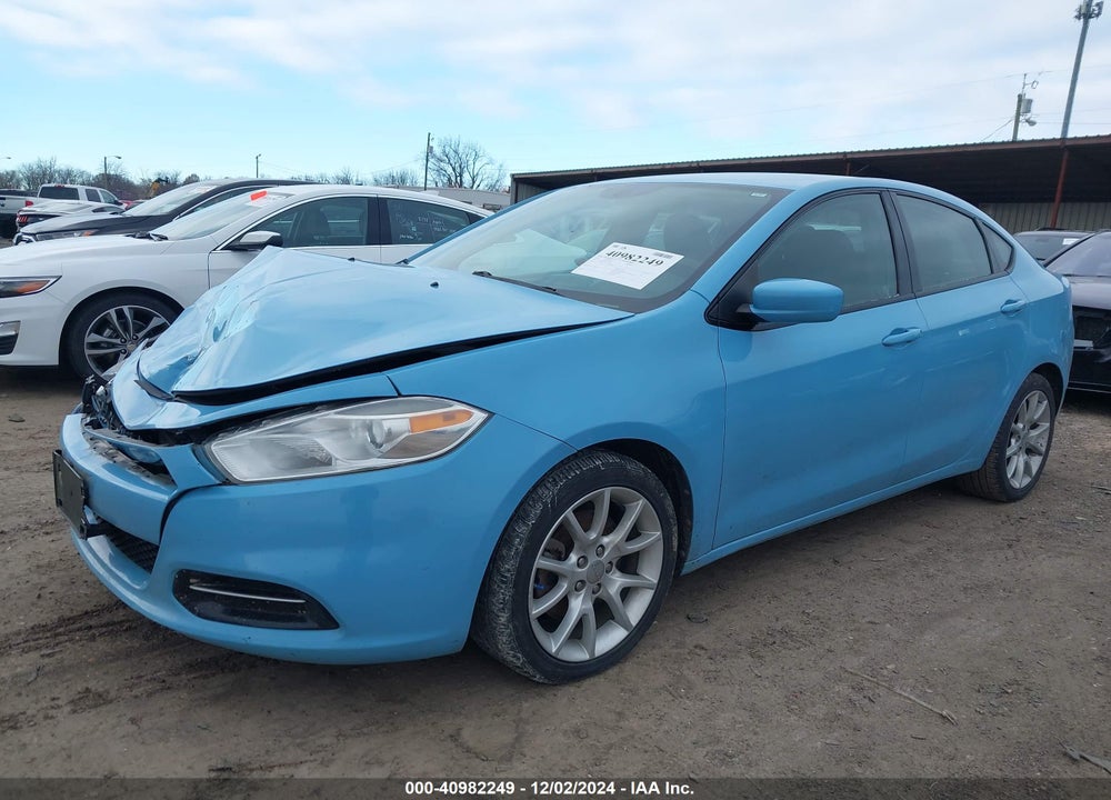 2013 DODGE DART SXT VIN: 1C3CDFBH3DD202695