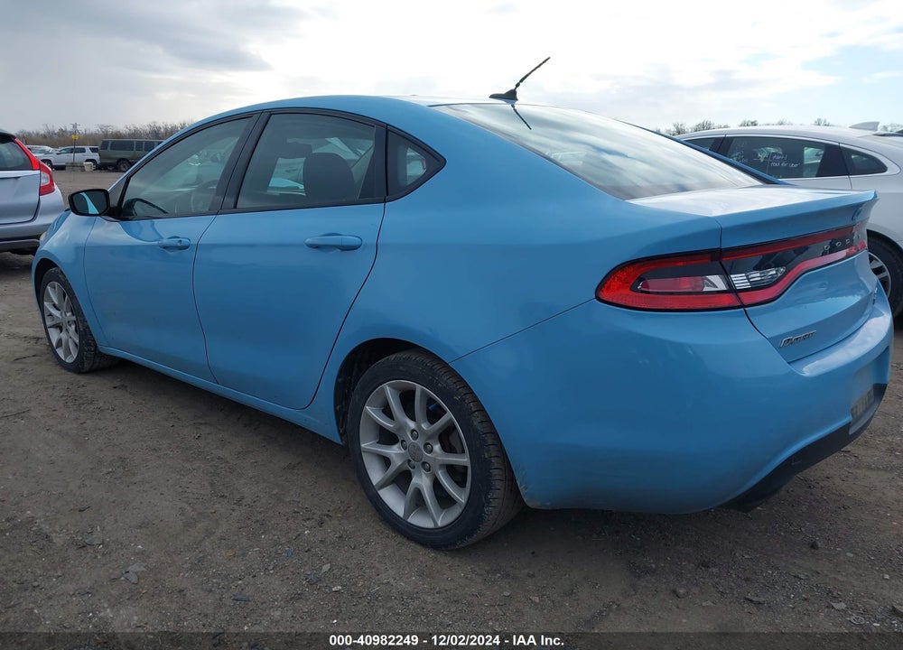 2013 DODGE DART SXT VIN: 1C3CDFBH3DD202695