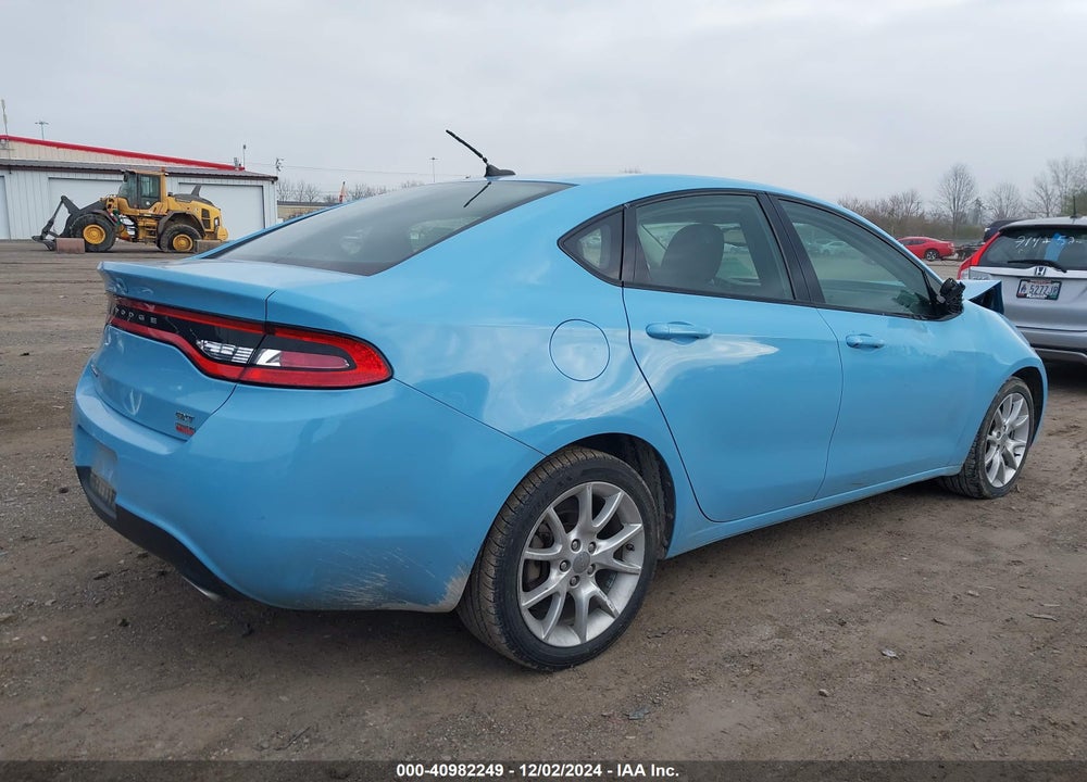 2013 DODGE DART SXT VIN: 1C3CDFBH3DD202695