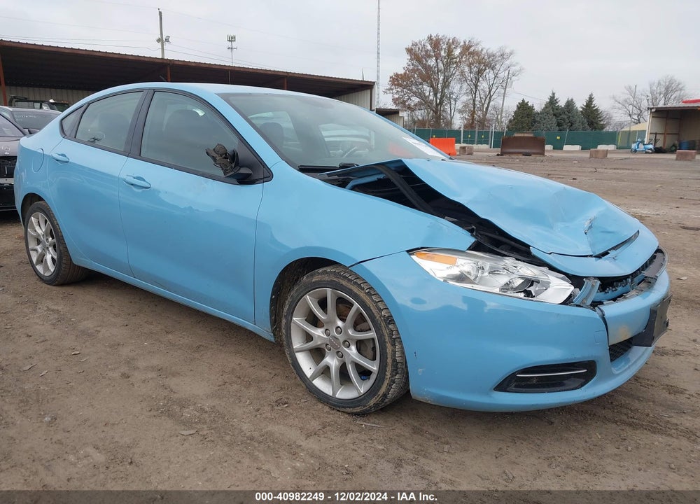 2013 DODGE DART SXT VIN: 1C3CDFBH3DD202695