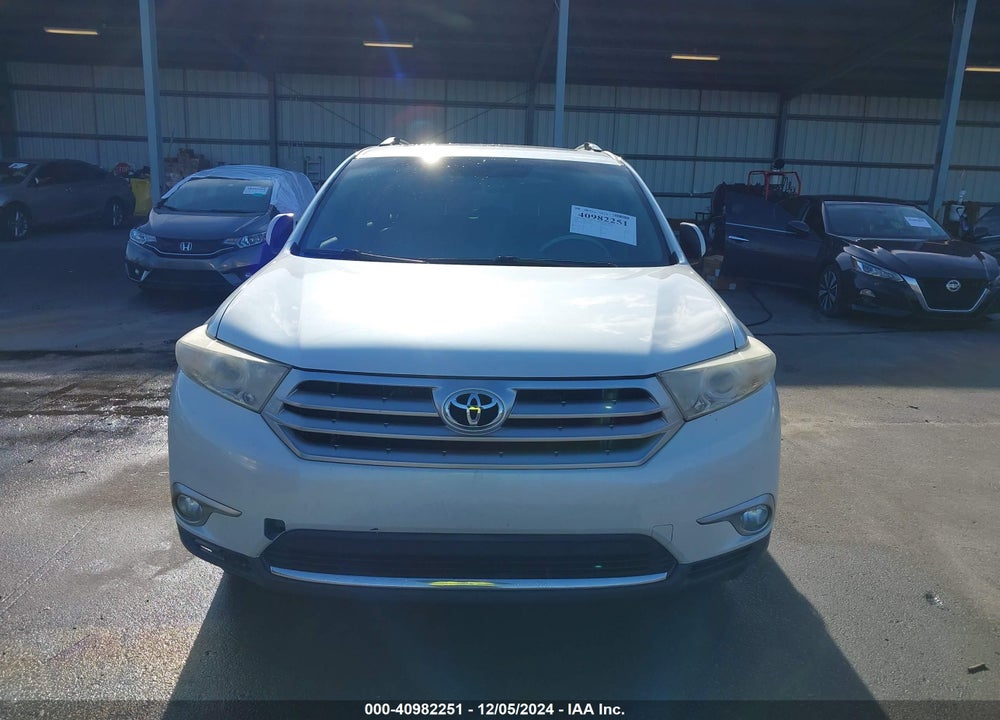 2012 TOYOTA HIGHLANDER LIMITED V6 VIN: 5TDYK3EHXCS074363