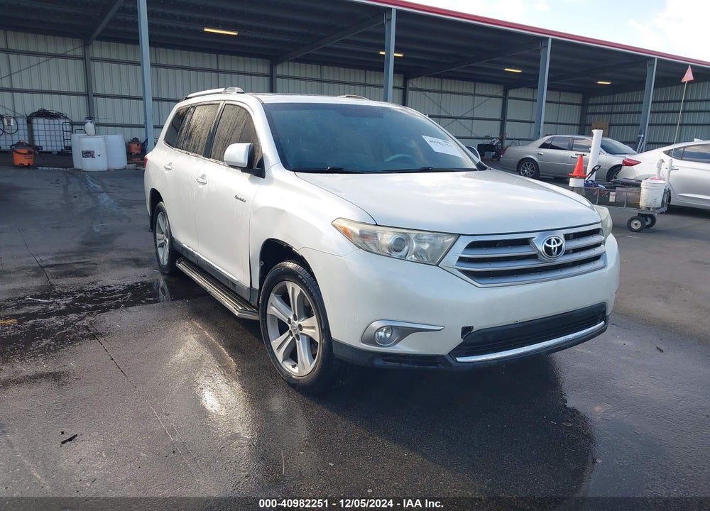2012 TOYOTA HIGHLANDER LIMITED V6 VIN: 5TDYK3EHXCS074363
