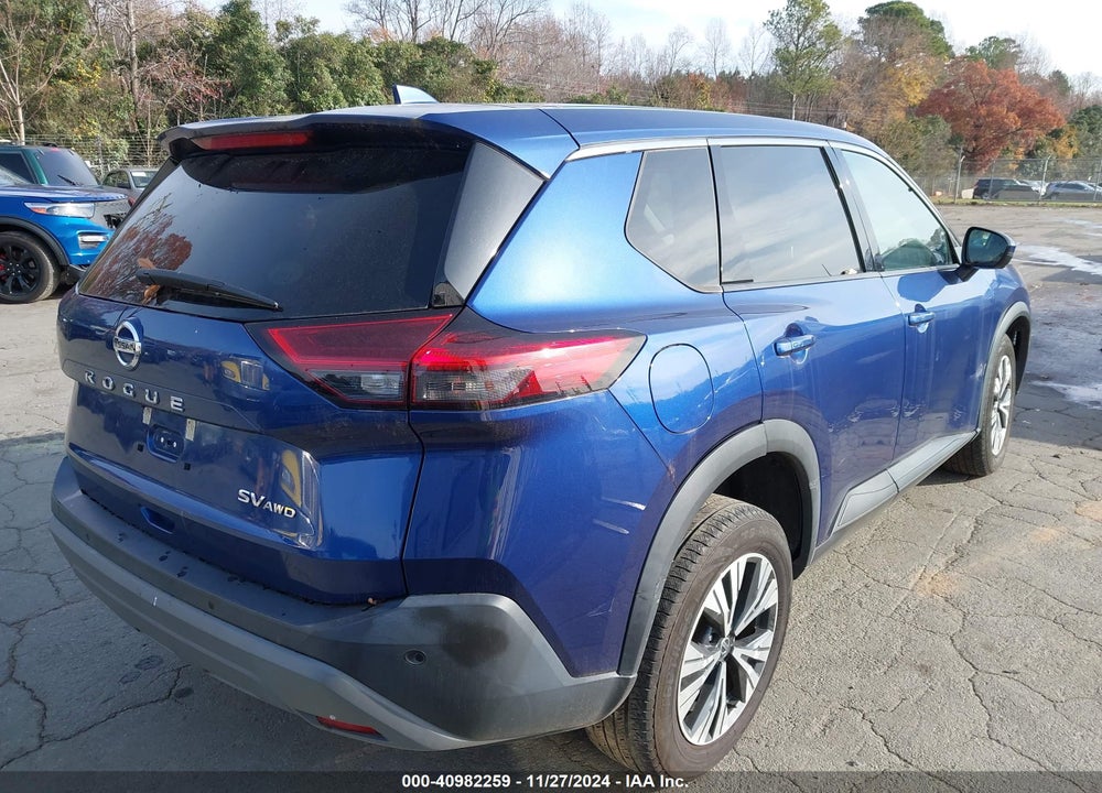 2021 NISSAN ROGUE SV INTELLIGENT AWD VIN: 5N1AT3BB4MC733860