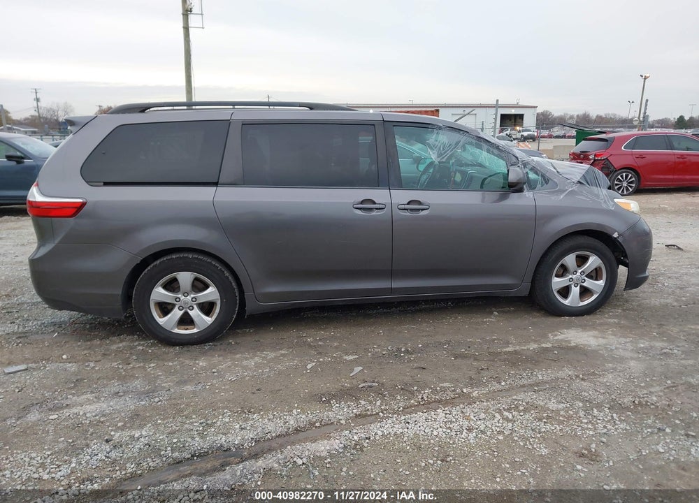 2015 TOYOTA SIENNA LE 8 PASSENGER VIN: 5TDKK3DC0FS680156