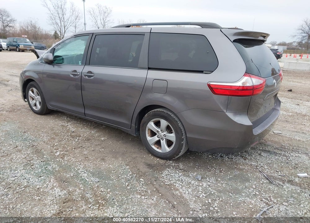 2015 TOYOTA SIENNA LE 8 PASSENGER VIN: 5TDKK3DC0FS680156