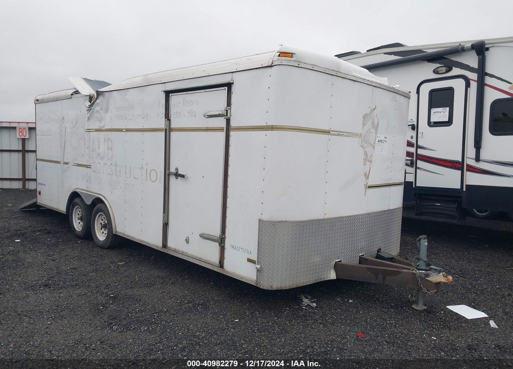 2002 PACE AMERICAN ENCLOSED CARGO 7.5X2 VIN: 4P2AB20292U033640